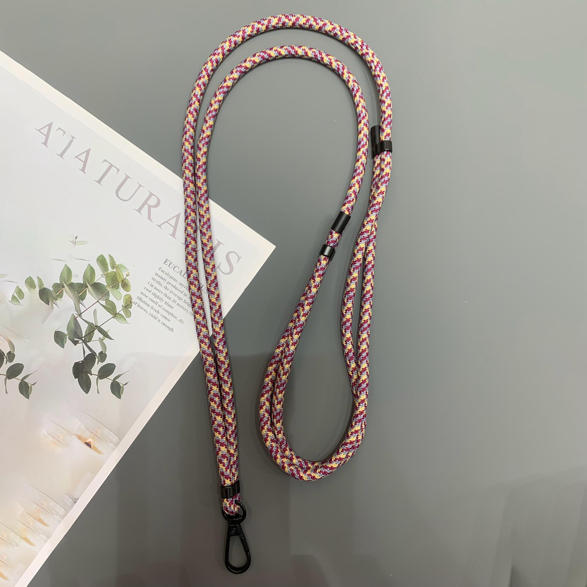 Crossbody Cell Phone Lanyard 6mm Thick Nylon Adjustable Strap with Tether Tab,Total Length: 150cm G