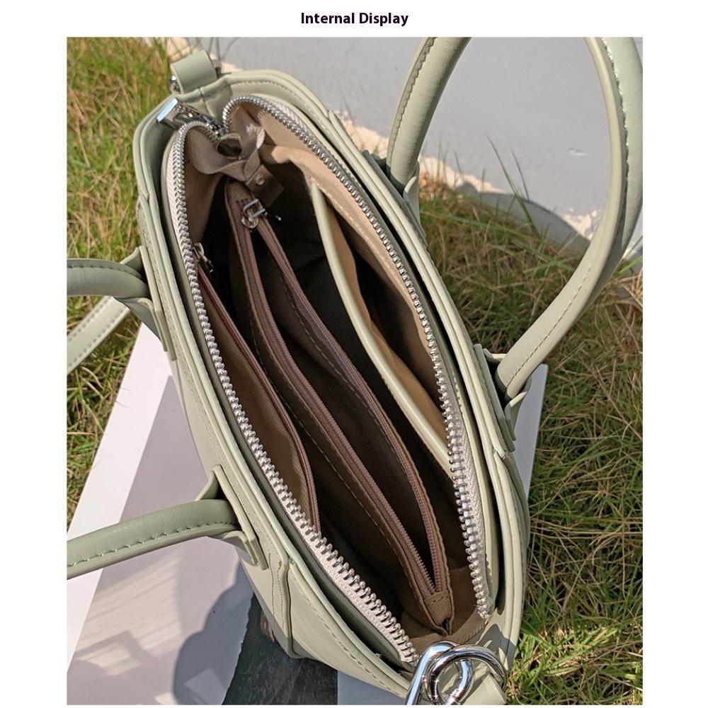 Niche Handbag Wing Bag Temperament Cowhide Large Capacity Commuting Shoulder Dumpling Bag Messenger Bag Women