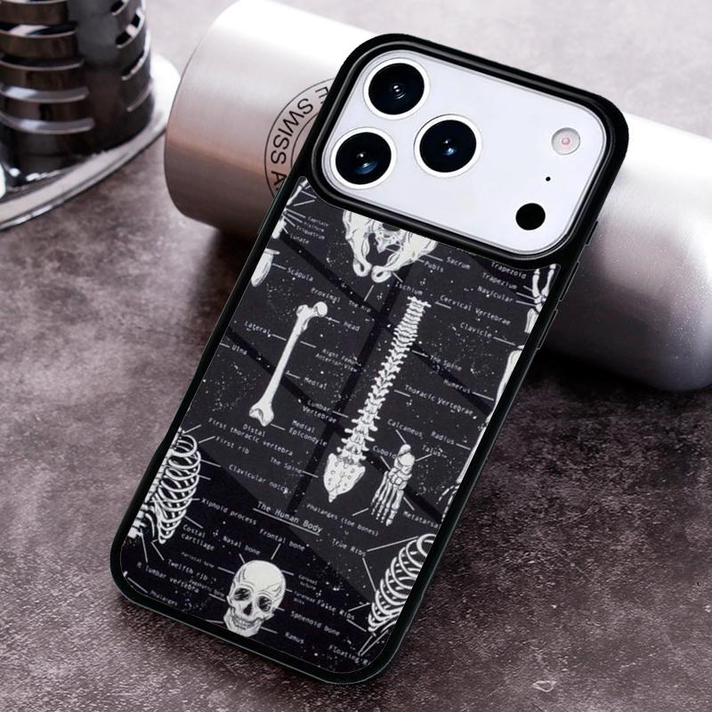 Medical Human Organs Brain Phone Case for iPhone 17 16 15 Pro Max Air 14 13 12 11 Plus Shockproof Capa Cover