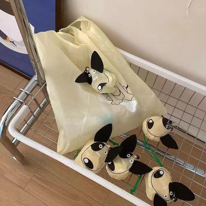 Cartoon Foldable Shopping Bag Portable Large Capacity Supermarket Eco-Friendly Bag