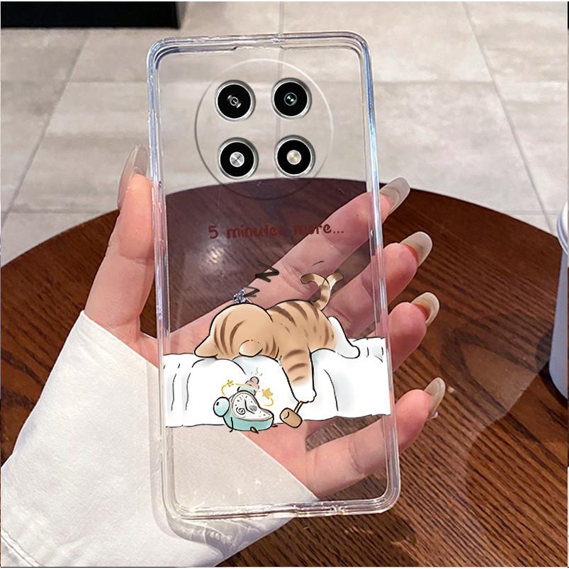 Case For OPPO A2 Pro 5G Case Clear Luxury Cute Love Rabbit Funny TPU Soft Silicone Back Cover For Oppo A2Pro PJG110 Phone Casing