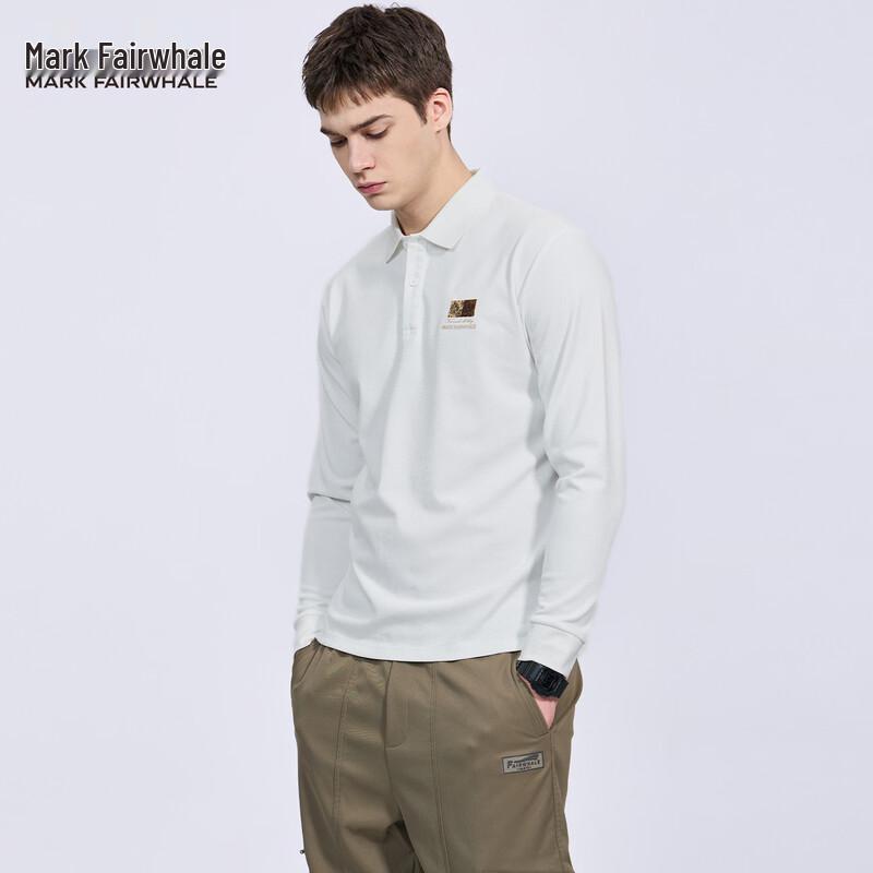 Mark Fairwhale Men's Commuter Heavyweight Long Sleeve Polo Shirt
