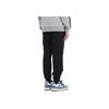 Li-Ning Fashion Series Logo Print Fleece-Lined Cuffed Knit Sweatpants Men Bottoms Black AKLSG51-3