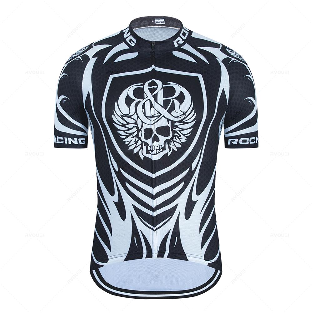 

2026 Summer Breathable Cycling Suit SetRock Racing Mountain Bike Clothing MTB Bicycle Clothes Wear Maillot Ropa Ciclismo Men Cycling Set XS