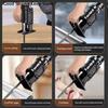 Woodworking Electric Drill Adapter Set Power Tool for Cutting PVC and Steel Pipes