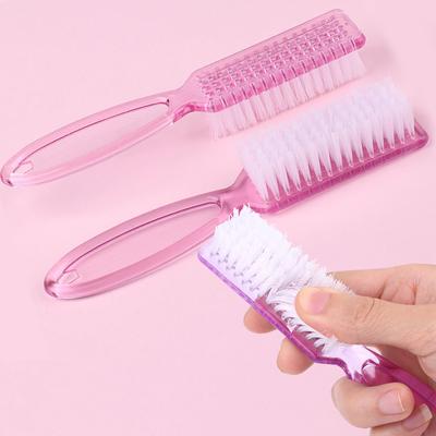 2Pcs Nail Cleaning Brush, Remove Dust Powder Cleaner Brushes for Acrylic UV Gel Nail, Manicure Nail Care Tools