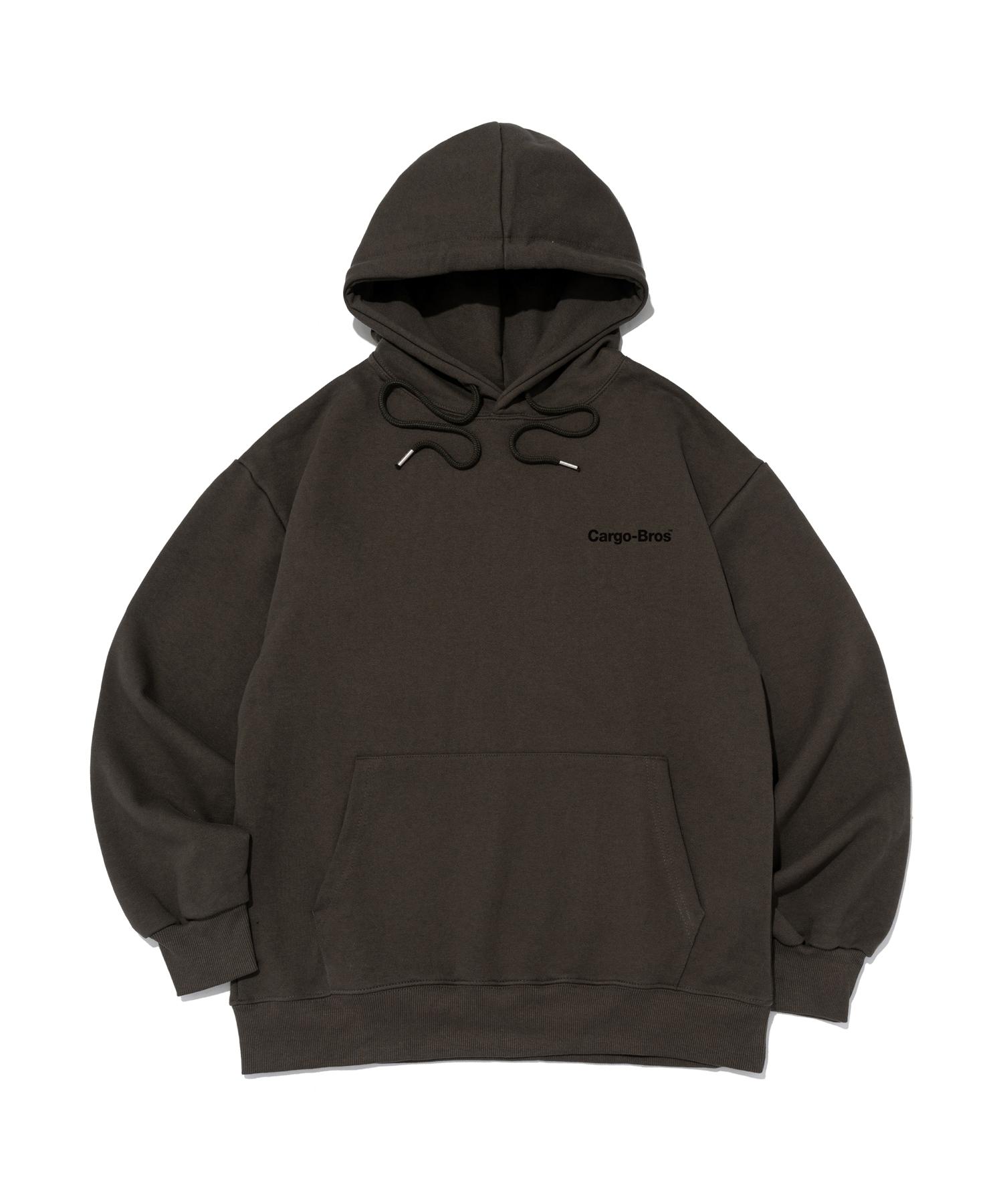 Cargo Bros Lettering Point Oversized Hoodie (Khaki) M