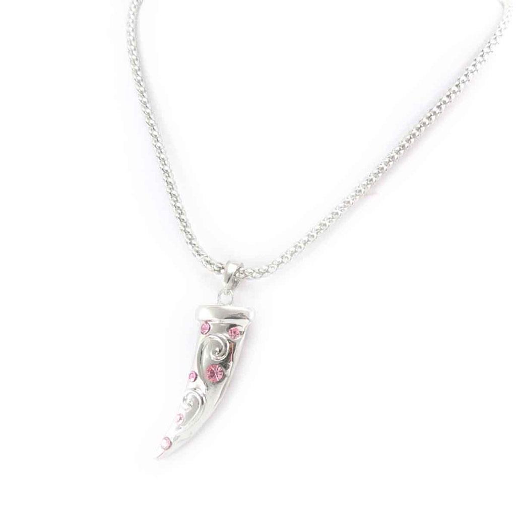 Les Trésors De Lily [J8496] - Pink 'Elixir' Designer Necklace