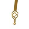 2-Pack Gold Steel Easel Stands with Adjustable 60cm Chain, 10kg Load Capacity, Easy Assembly