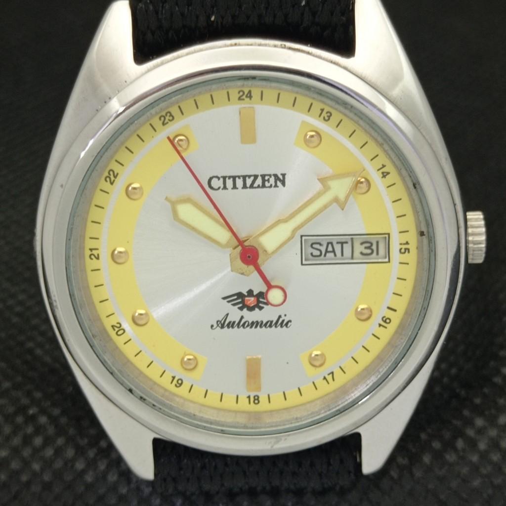

Б/У винтажные мужские часы Citizen Automatic 8200 Japan Day/Date Silver a308337-2 SKU587a-a308337