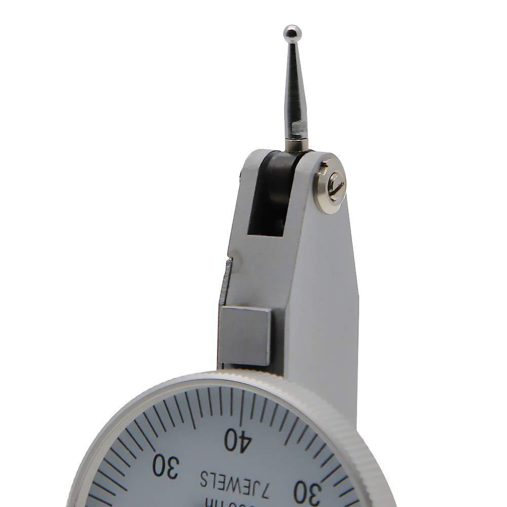 1pc Lever Dial Gauge 0-0.8mm Dial Indicator Accurate Measurement Tool For Mechanical Engineering Instrument Parts