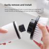 Household Multi Functional Electric Cleaning Brush LCD Display Foldable Powerful Cleaning Tool Kitchen Handheld Cleaning Gadget