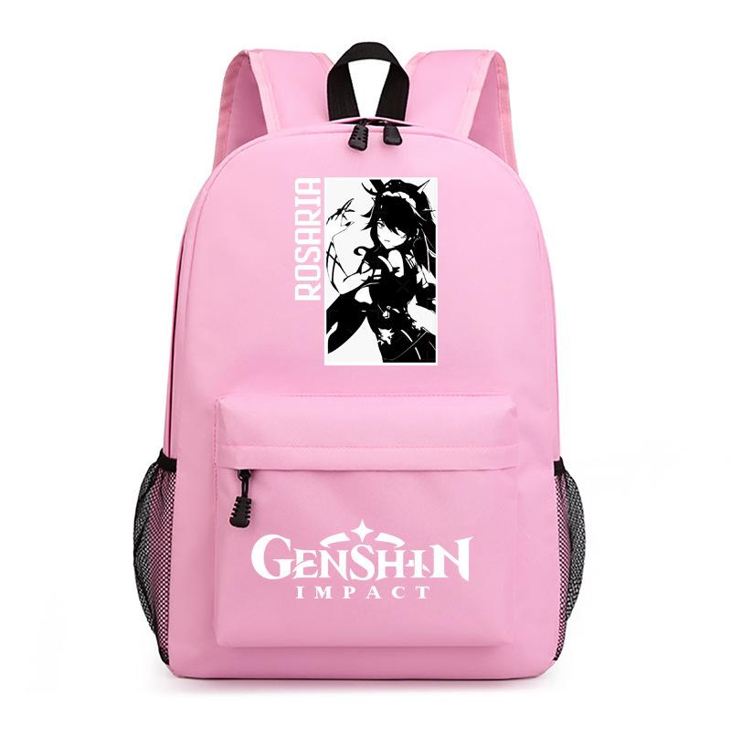 Wish Yuanshen Game Merchandise Printed Starry Sky Schoolbag Leisure Middle School Schoolbag