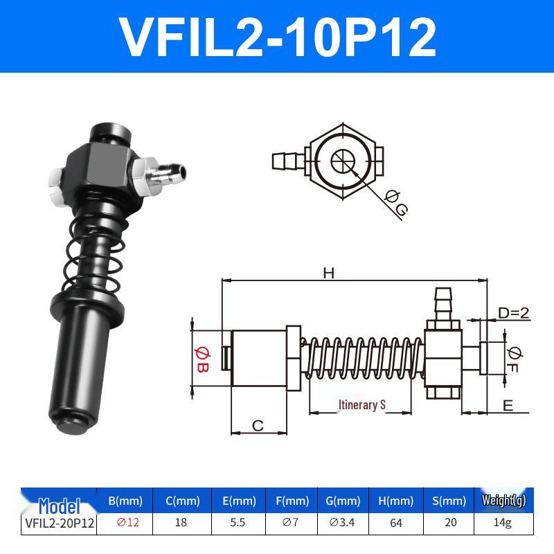 Leidun VFIL1EINS High-Precision Robotic Arm Vacuum Suction Cup Base Accessory