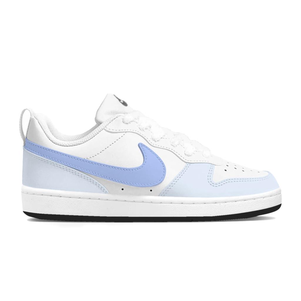 Nike Court Borough Maris Sal Milk Cream Abrasion Resistant Lightweight Low top Skateboard Shoes Women's Blue DV5456-104(Team1121-)