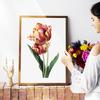 Tulip Flower Vintage Poster