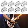 8PCS Guitar String Ferrule Alloy Compact Bass Through Body Buckle for Replacement