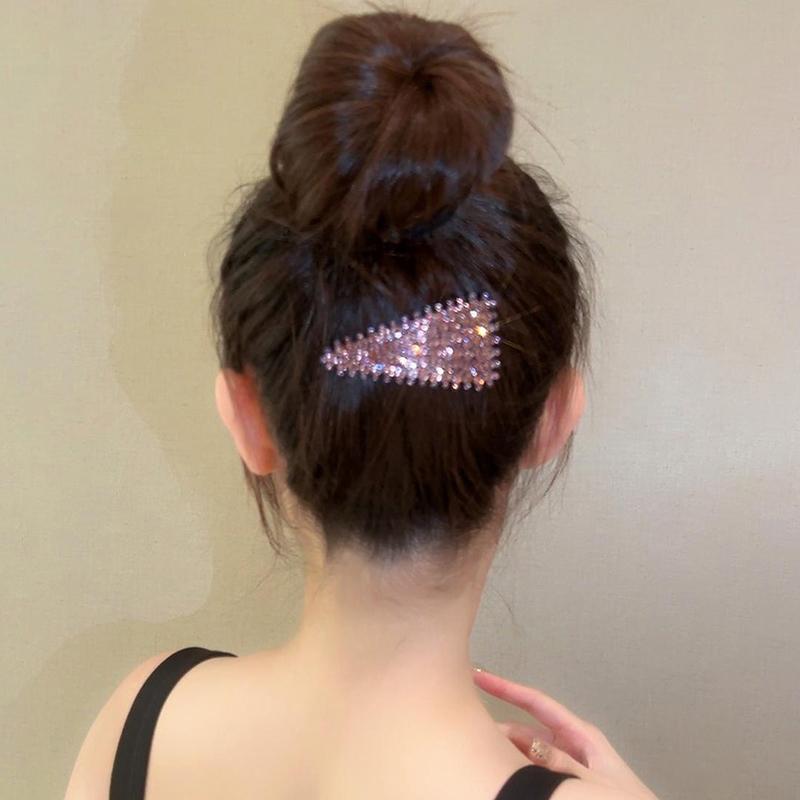 Läikivad kristallist juukseklambrid kivikivist peen tukk juuksenõel Moodsad juukseaksessuaarid