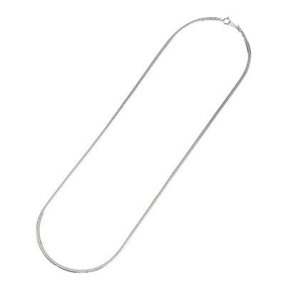 Platinový náhrdelník Pt850 W Kihei Řetízek vyrobený v Japonsku Certifikační pečeť 10g 50cm stahovací prsten [Fairy Kallet] 6stranný