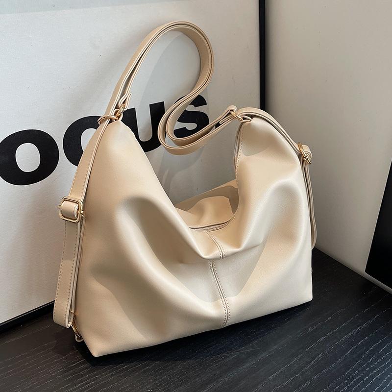 

Tote bag women s 2024 new large-capacity commuter backpack retro versatile shoulder bag premium feeling going out backpack