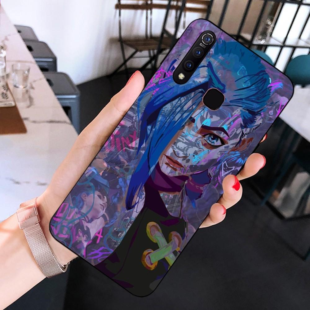 Anime Arcane Jinx-Vi Phone Case For Huawei Y9 6 7 5 Prime Enjoy 7s 7 8 plus 7a 9e 9plus 8E Lite Psmart Shell