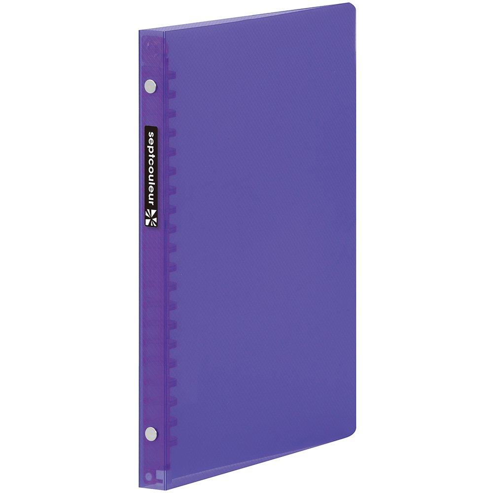 Maruman F083B-10 Loose Leaf Binder, A5, Septocrule, 20 Holes, Purple