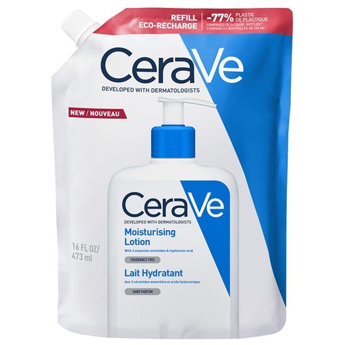 CeraVe Lait Hydratant Éco-Recharge Sans Parfum 473 ml