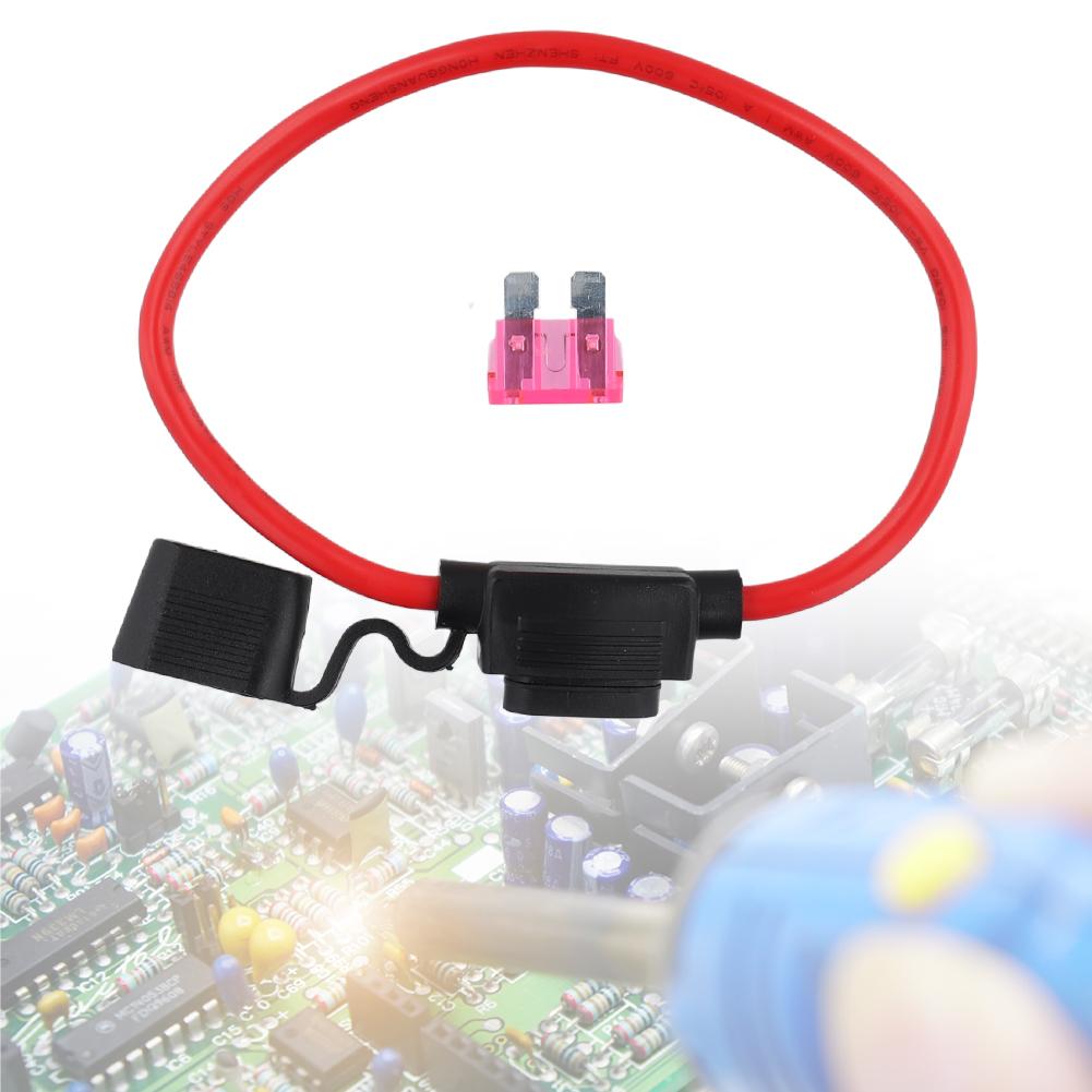 

Auto Fuse Holder with 5/20/30/40/50 A ATC Blade Fuses Car Blade Fuse for Car Truck Automotive Marine Industrial and RV 50A