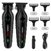 New multifunctional electric hair clipper set oil head electric clipper long endurance men's razor digital display barber scissors universal