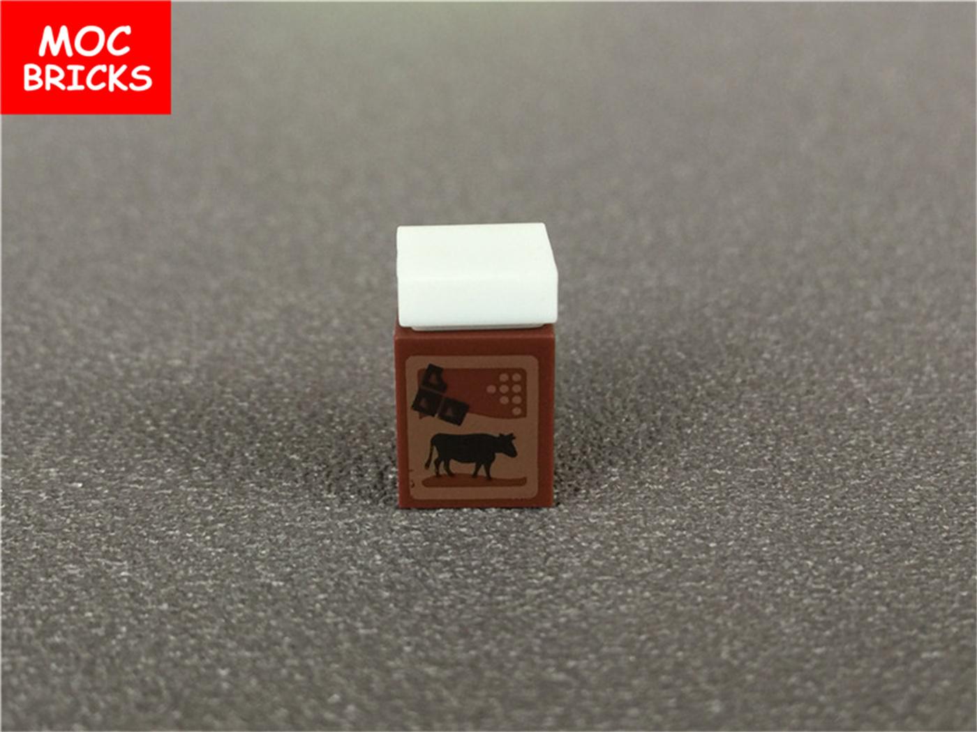 

Нетоксичные 50 шт./лот Кубики Moc Апельсиновый сок Кофе Шоколад Молоко Рисовый узор Образовательные Строительные блоки DIY Игрушки Подарки