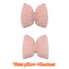Xiaomi Winter Warm Car Headrest Pillow Pink Plush Soft Lumbar Support Cushion with Bowknot Decoration for Women Girls Car Accessories
