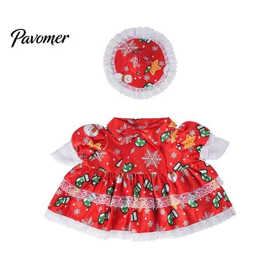 Easy to Change Goose Outfit 1 Set Christmas Porch Outfit, Lace Princess Dress, Halloween Fabric Dress Costume for 23 Inch Statue, Garden Lawn