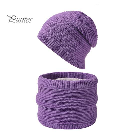 

2 шт./комплект мужской зимний шарф шапка комплект толстый вязаный теплый нескользящий эластичный защита ушей ветрозащитный шапка зимний уличный велоспорт катание на лыжах шейный платок комплект фиолетовый