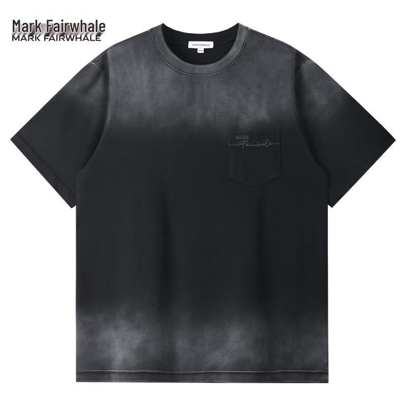 Mark Fairwhale Men's Gradient Wash Cotton Short Sleeve T-Shirt