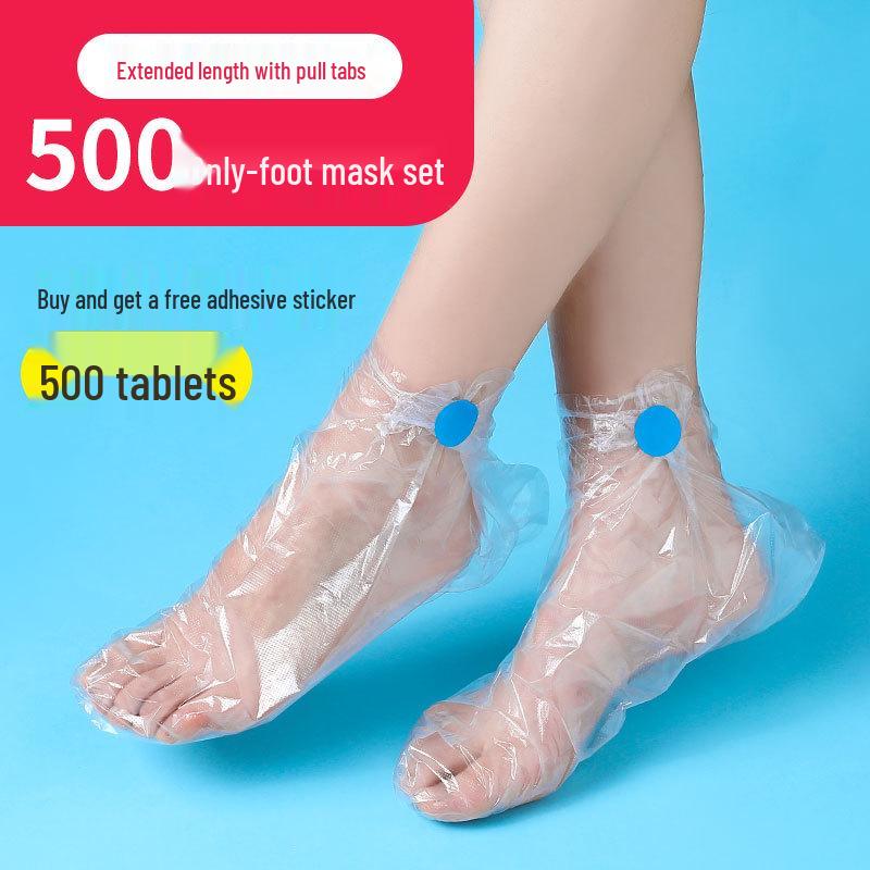 Waterproof Disposable Long Tube Foot & Shoe Covers (Plastic)
