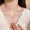Light Luxury Pearl Choker Necklace Vintage Elegant Womens Necklace Fashion Versatile Crystal Collar Jewelry