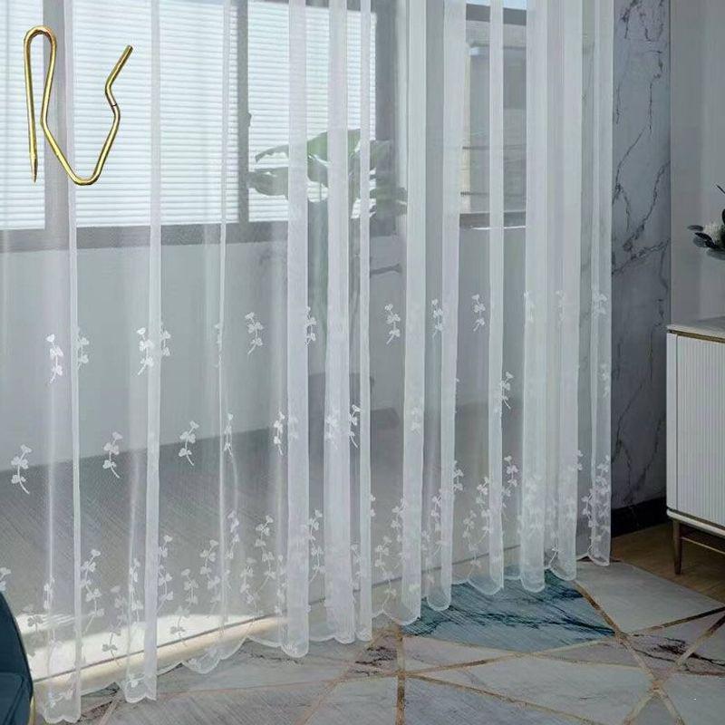 2026 New Style Sheer Gauze Curtains - Versatile, Thin Design for Living Room, Bedroom, Balcony - Self-Adhesive Household Décor