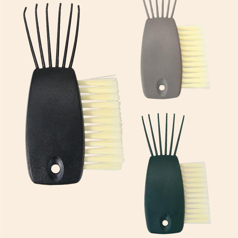 BEPAN Comb Hair Brush Cleaner Curls Hair Claw Hair Removal Tool Metal Cleaning Hook Remover Embedded Comb Cleaning Supplies Tool