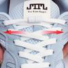 1 Pair 8mm Width Elastic Laces for Sneakers No-Tie Flats Quick-On/Off Shoelace Accessory for Children & Adults