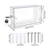 20x12x5.7cm Thermostat Lock Box W/Key, Clear Large Outlet Cover For House Wall, Safety Lock For Attic, Home Protection Accessory