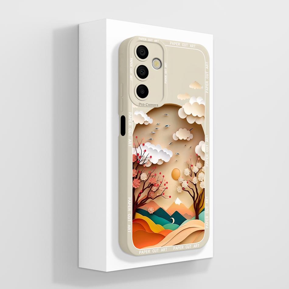 Case For Samsung A15 A 15 Cute Panda Soft Cover For Galaxy A15 Phone Cases Anti Drop Liquid Silicone High Quality Back Protector