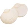 6 Pcs Dumpling Plate Food Plates Fettuccine Pasta Tableware Serving Platter Pp with Sauce Compartment Child Containers for