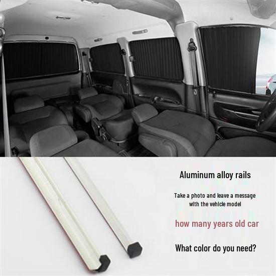 Ford Edge Privacy Sunscreen Blinds – Aluminum Alloy Track, Car Curtains for Shading