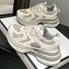 ins new sports student shoes spring and autumn running dad shoes platform height increase casual street shot