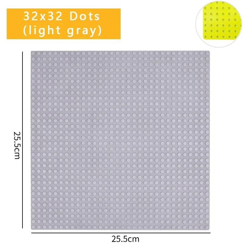 Non-Toxic 32*32 Baseplates Classic 32X32 Dots Base Plates City Diy Construction Building Blocks Figures Creative Toys Plastic Bricks Gifts