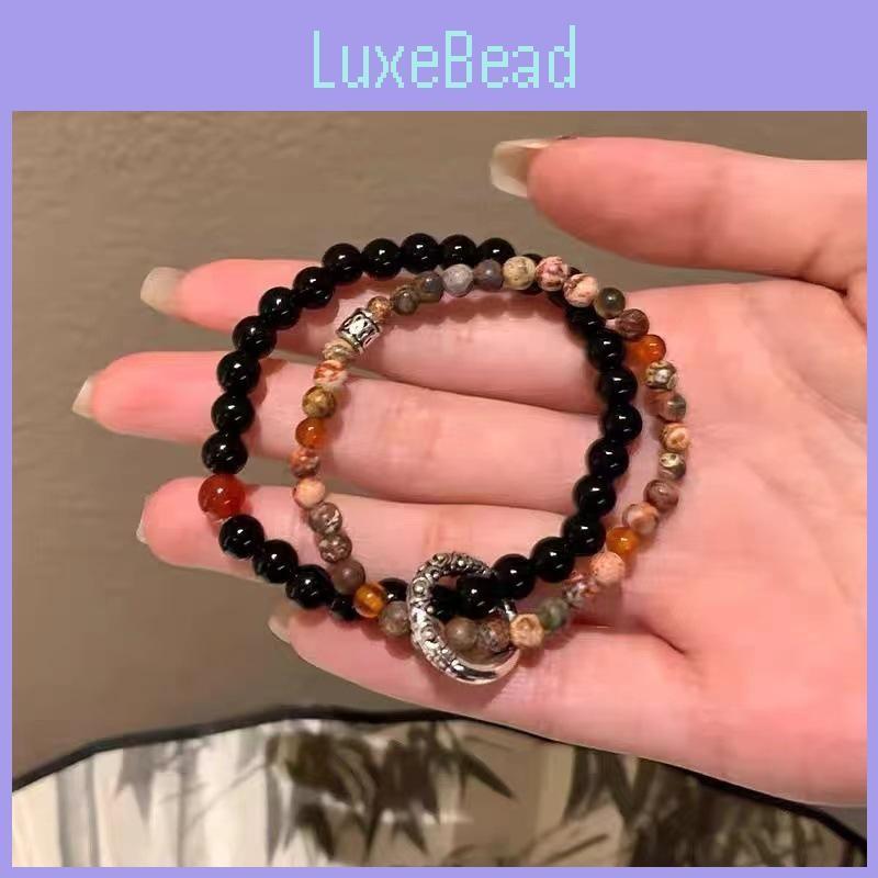 Rustic Stylish Peace Bead Bracelet Unique Highend Design Perfect For Couples