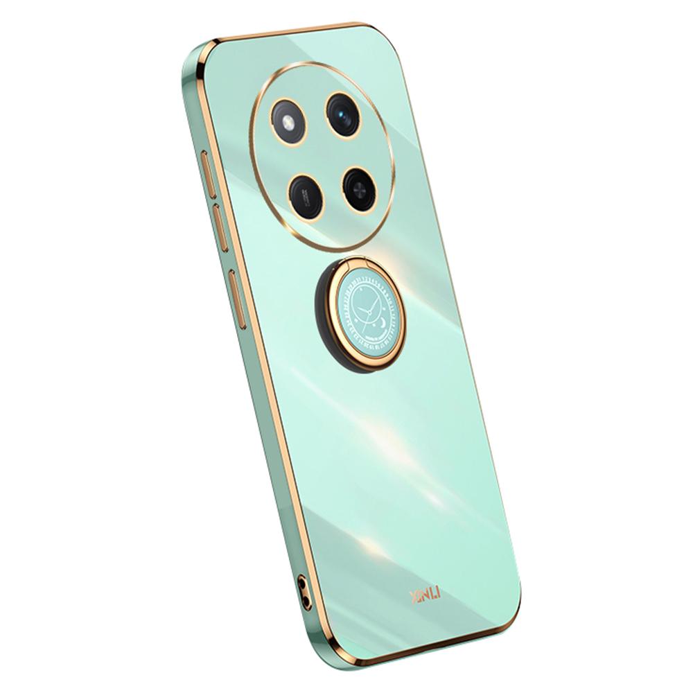 XINLI For Honor Magic7 Lite 5G/X9c 5G/X60 Pro 5G Case Ring Kickstand Electroplating TPU Phone Cover A