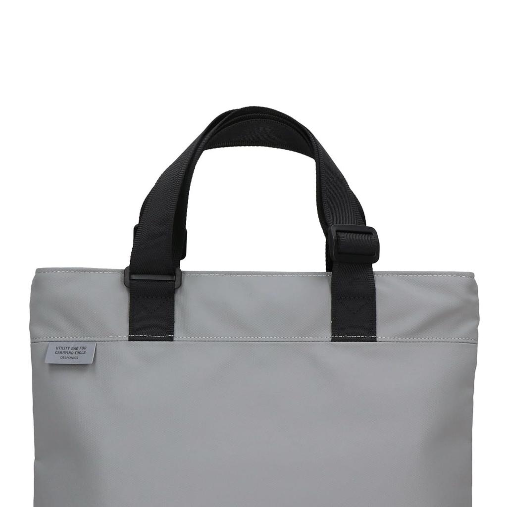 Delfonics Inner Carrying Water-Repellent Vertical Tote Bag (Black)