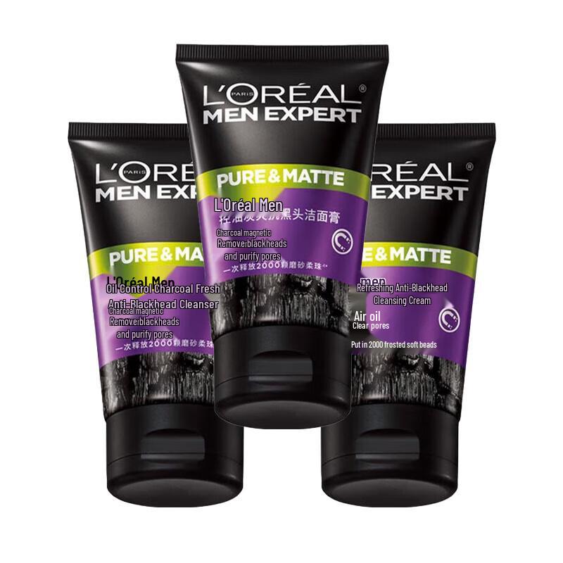 L'Oréal Men Expert Hydra Energetic Oil Control Charcoal Face Wash