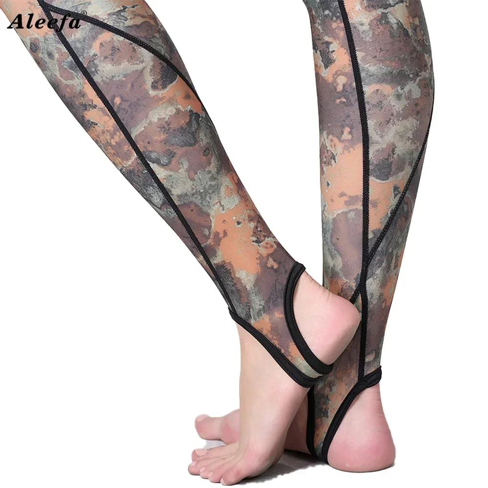 Dive&Sail Rash Guard Swimming Suit Spearfishing Spandex Couple Camo Skin DIVE One Piece UV Proction Men Women Surfing Suit